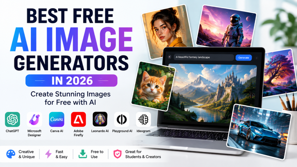 Best Free AI Image Generators in 2026
