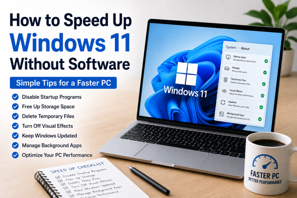 How to Speed Up Windows 11 Without Software