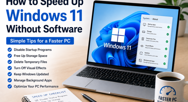 How to Speed Up Windows 11 Without Software