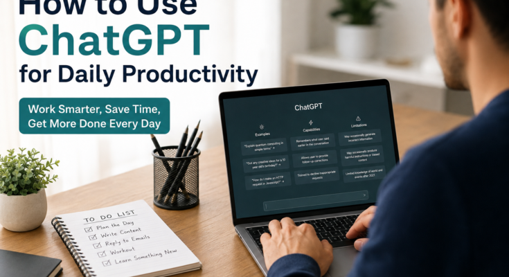 How to Use ChatGPT for Daily Productivity